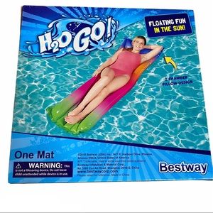 H2O GO! Rainbow Pool Lounge Mat